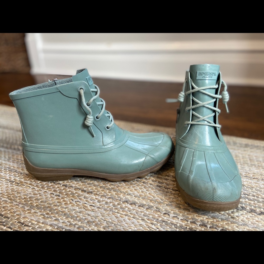 SPERRY Top Sider | turquoise | Women’s rain boots
